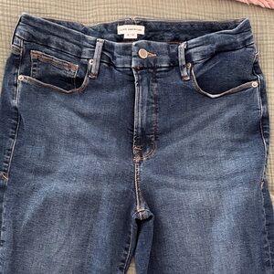 Good American Dark Blue Jeans